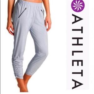 Athleta light grey Aspire Ankle Adjustable Jogger
